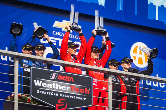 Acura Meyer Shank Racing Takes Lead in Closing Minutes, Wins on Streets of Detroit