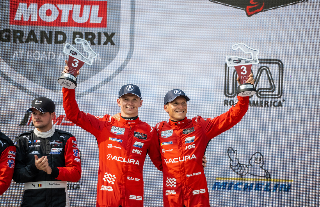 Acura MSR battles to late-race podium at Road America
