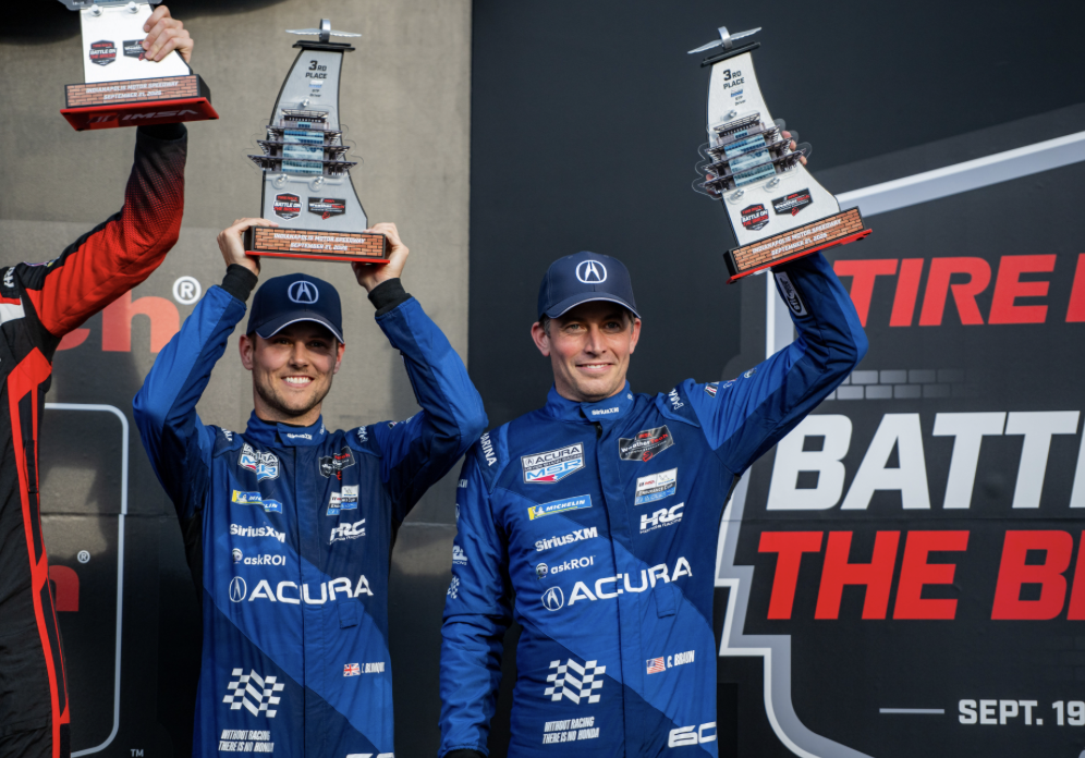 Acura MSR Takes Hard-Fought Podium Finish at Indianapolis Motor Speedway