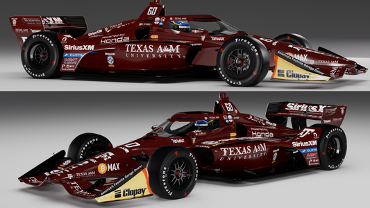 Rosenqvist’s Honda to Bring Texas-Sized Energy to Arlington with a Texas A&M University and SiriusXM SEC Radio Livery